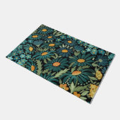 Blauwe waterverf deurmat (Schuin)