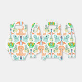 Blauwe Waterverf Dinosaur Birthday Baby shower Bedankdoosjes (Uitgevouwen)