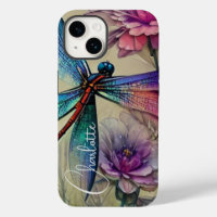 Blauwe Waterverf Dragonfly, personaliseren