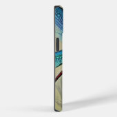 Blauwe Waterverf Dragonfly, personaliseren Case-Mate iPhone Case (Achterkant / Rechts)