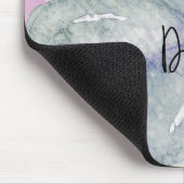 Blauwe Waterverf Dream Flower Muismat (Hoek)