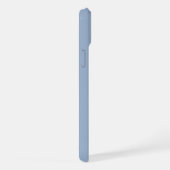 Blauwe waterverf droomvanger veren iPhone hoesje (Rechterkant)