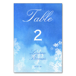 Blauwe Waterverf en witte bladluis Kaart