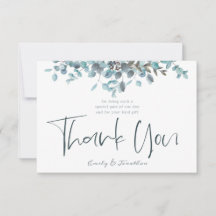 Blauwe Waterverf Eucalyptus Stijlvolle Script Foto