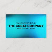 BLAUWE WATERVERF GRADIENT PROFESSIONEEL VISITEKAARTJE (Voorkant)