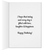 Blauwe Waterverf Hartslag 30e verjaardag (Binnen (Rechts))