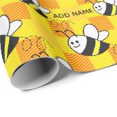 Blauwe Waterverf hondenpootafdruk Cadeaupapier (Rol Hoek)