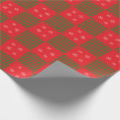 Blauwe Waterverf hondenpootafdruk Cadeaupapier (Hoek)