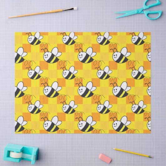 Blauwe Waterverf hondenpootafdruk Tissuepapier (Craft)