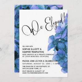 Blauwe Waterverf Hydrangea, we hebben het uitgebla Kaart