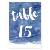 Blauwe Waterverf Kaart (Voorkant)