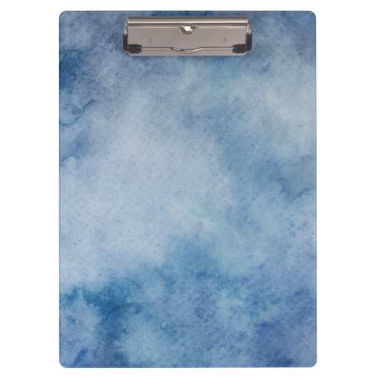 Blauwe Waterverf Klembord (Voorkant)