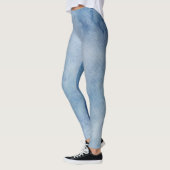 Blauwe Waterverf Leggings (Links)