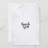 Blauwe Waterverf leve Couple Shower Wedding Shower Kaart (Achterkant)