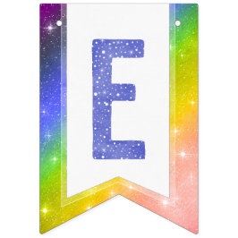 Blauwe Waterverf Liefde Is Liefde Rainbow LGBT Vlaggetjes