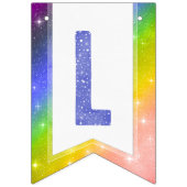 Blauwe Waterverf Liefde Is Liefde Rainbow LGBT Vlaggetjes (Derde vlag)