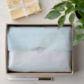 Blauwe Waterverf lijnen Tissuepapier (Geschenk)