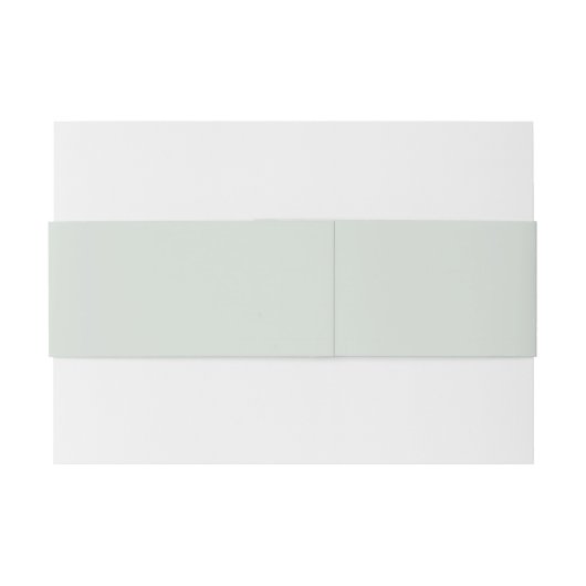 Blauwe waterverf lijsten buikband uitnodigingen wikkel (Achterkant Voorbeeld)