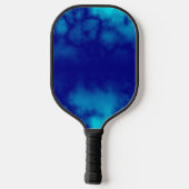 Blauwe waterverf marmer paddle (Achterkant)