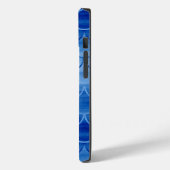 Blauwe Waterverf Mermaid Scale Patroon Aangepaste Case-Mate iPhone Case (Achterkant / Links)