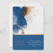 Blauwe Waterverf met rustkoper Kaart (Voorkant)