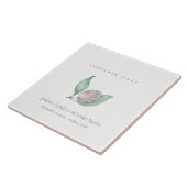 BLAUWE WATERVERF OLIVE BEWAREN DE DATUM WEDING GIF TEGELTJE (Zijkant)