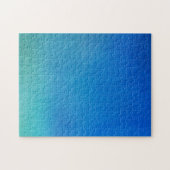 Blauwe Waterverf Ombre Legpuzzel (Horizontaal)