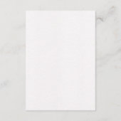 Blauwe Waterverf op wit | Wereldkaart gastgegevens Informatiekaartje (Achterkant)