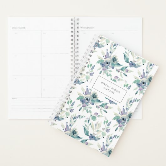 Blauwe Waterverf Planner (Display)