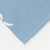 Blauwe Waterverf  Retro Buggy Bug Auto Fleece Deken (Hoek)