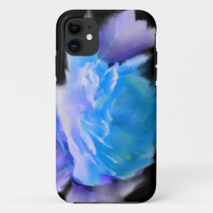 Blauwe waterverf rozen blauw bloemblauw bloemblauw Case-Mate iPhone case