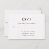 Blauwe Waterverf | RSVP Wereldkaart bruiloft (Voorkant)