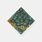 Blauwe waterverf servet (Hoek)