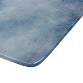 Blauwe Waterverf Snijplank (Hoek)