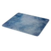 Blauwe Waterverf Snijplank (Hoek)