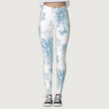 Blauwe Waterverf Snowflakes