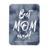 Blauwe Waterverf Splash Beste Moeder Moederdag Magneet (Verticaal)