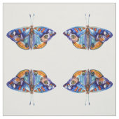 Blauwe Waterverf Stof (Swatch)