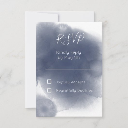 Blauwe Waterverf Thema (Voorkant)