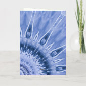 Blauwe Waterverf Tie Dye Happy Moederdag Kaart (Achterkant)