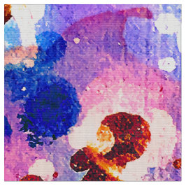 Blauwe Waterverf Tie Dye Splashes Abstract schilde Stof