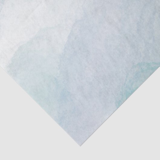 Blauwe waterverf tissuepapier (Detail)