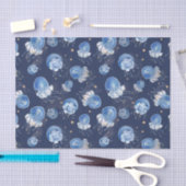 Blauwe Waterverf Tissuepapier (Craft)