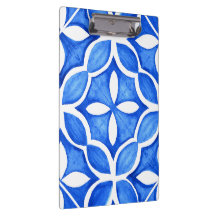 Blauwe Waterverf Toscaanse Italiaanse Tegel