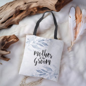 Blauwe Waterverf trouwmoeder van de groom Tote Bag