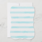 Blauwe Waterverf Twinkle Twinkle Little Star Showe Kaart (Achterkant)