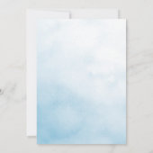 Blauwe Waterverf van de Grieks Kaart (Achterkant)