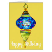 Blauwe waterverf van de mozaïekkunst van de Turkse (Voorkant)