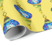 Blauwe waterverf van de mozaïekkunst van Turkse la Cadeaupapier (Rol Hoek)