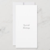 Blauwe Waterverf ventilator Kaart (Achterkant)